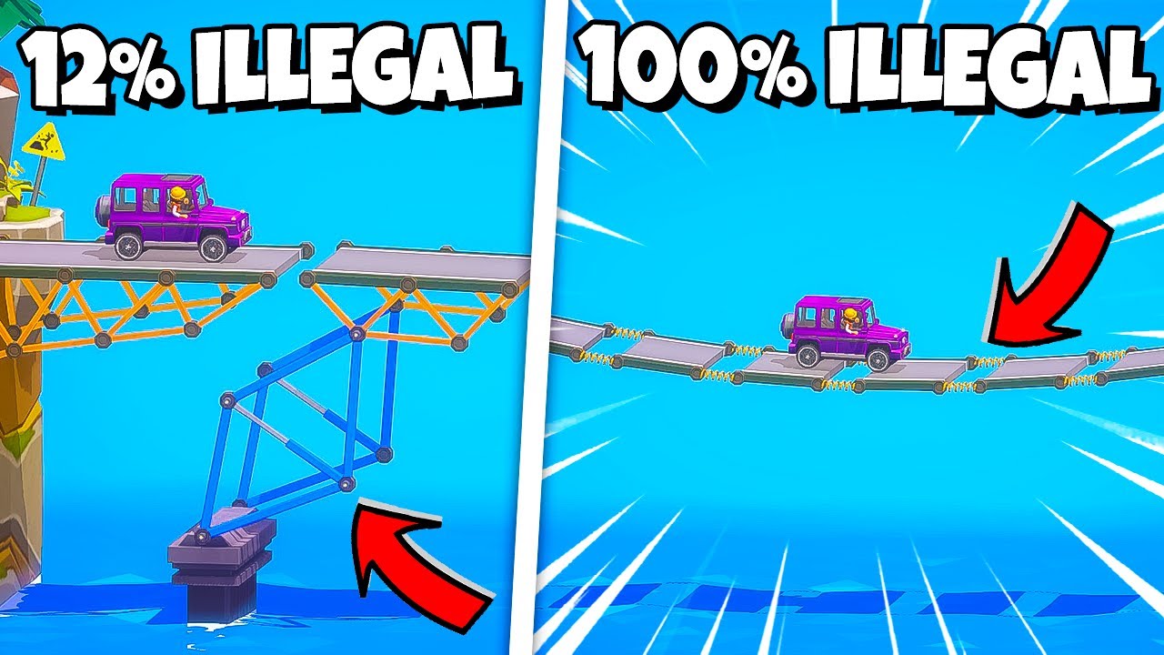 Using ILLEGAL TECHNIQUES to beat Poly Bridge 3...