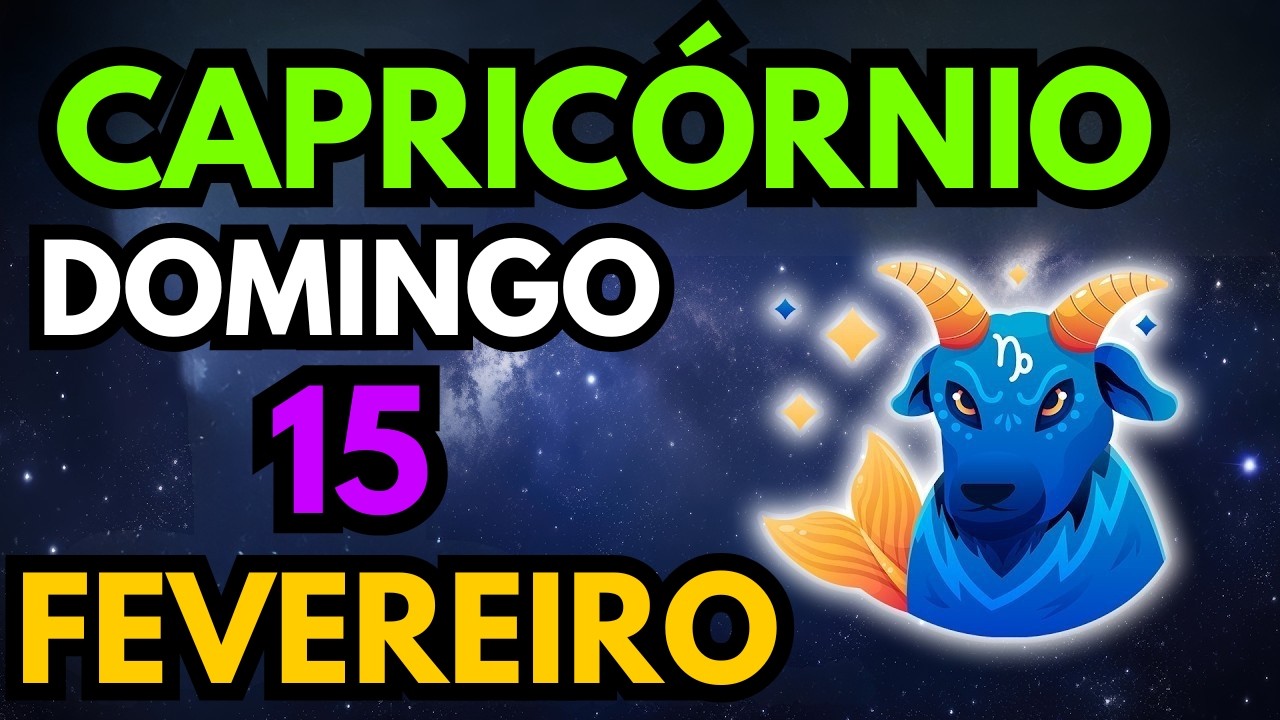 Capricórnio ♑ 15 DE FEVEREIRO DE 2026 🔮 GRANDE MUDANÇA! 🦁 AVALANCHE DE EVENTOS FELIZES 📅