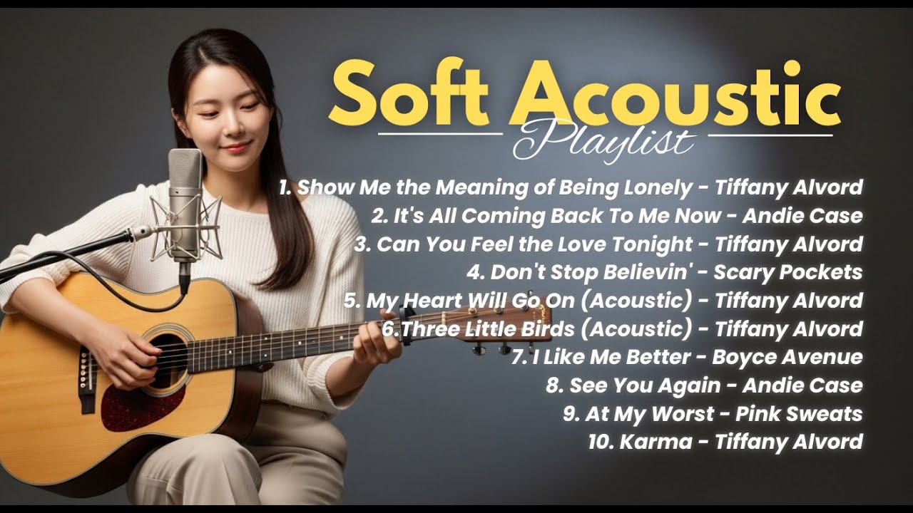 Soft Acoustic Playlist Viral 2026🌙✨ - Don't Stop Believin', I Like Me Better, See You Again, Karma