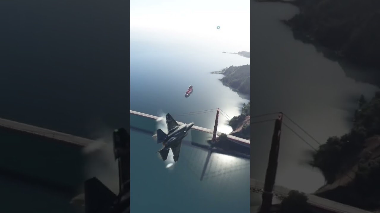 F-35C DEEP DIVE UNDER GOLDEN GATE BRIDGE! Microsoft Flight Simulator Xbox Series X