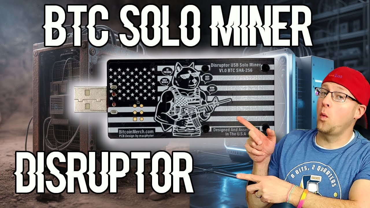 ⚡Cheap Bitcoin Solo Miner - Disruptor | Unbox, Setup, & Review 