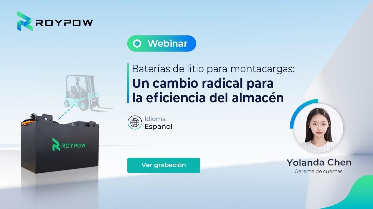 【Webinar】Baterías de litio para montacargas: Un cambio radical para la eficiencia del almacén