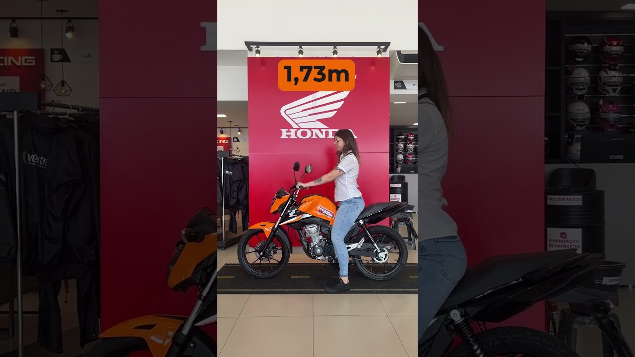 DIFERENTES ALTURAS NA NOVA CG 160 TITAN 2025!