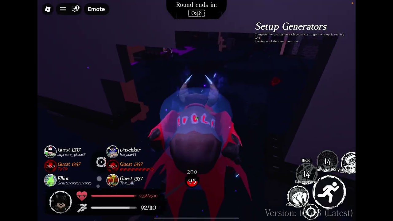 Oh look at that I played a killer that isn’t 1x or coolkidd