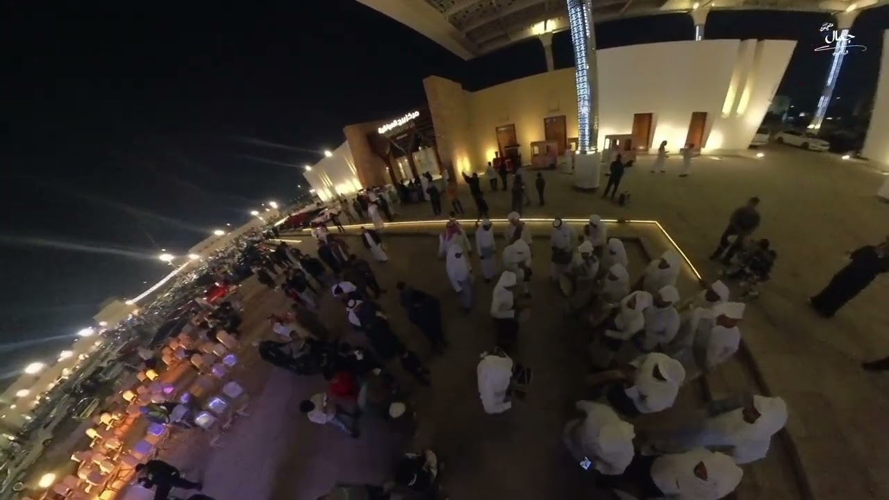 تصوير جوي الى فرقة العوامية الشعبية في عرض الرامس السيارات  في المسوره العوامية 2024