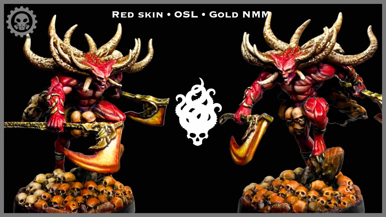 Learn to paint red skin tones and gold NMM with Cuttlefish Colors