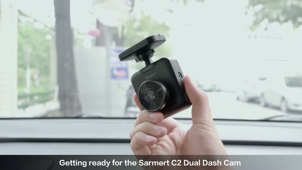 How to Install Sarmert C2 4K Dual Dash Cam Front and Rear ?🔧
