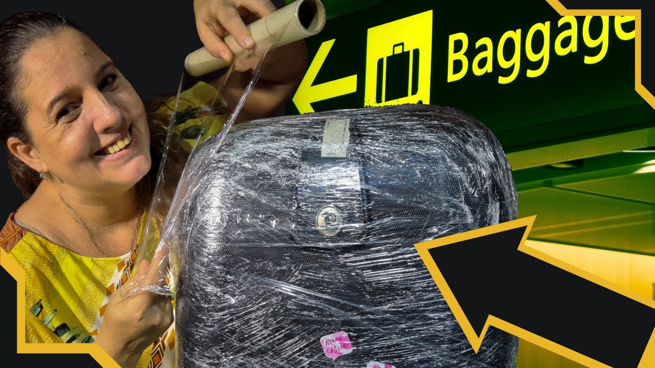 Como EMBALAR sua MALA de VIAGEM | Como evitar o GOLPE da cesariana, Papel filme | Plástico Filme