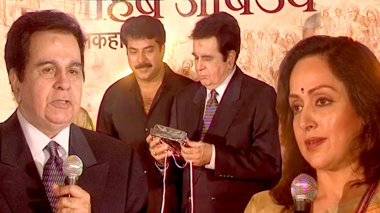 Dilip Kumar, Hema Malini, Mammootty At Music Launch Of Babasaheb Ambedkar Movie | Flashback Video