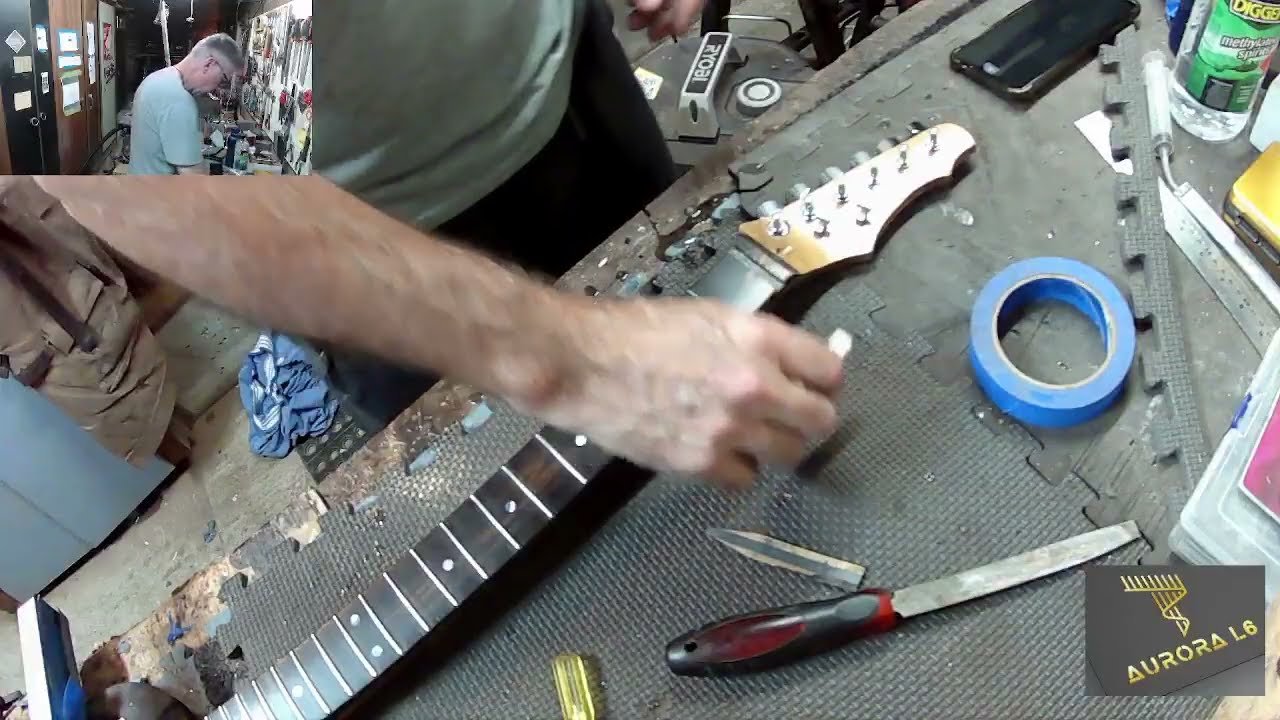 Fret Level and new Nut! (Part 6/9)