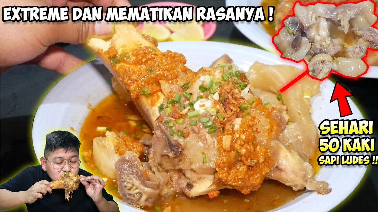 NGERI!!! KIKIL SAPI PENGUNDANG MAUT DI MULUT! || Kikil Sapi Bronggalan || Koko Buncit