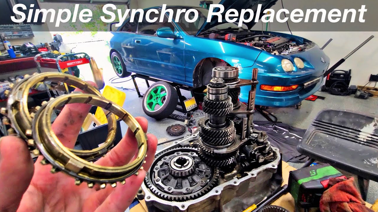 Fixing 3rd Gear Grind in Acura Integra GSR - How To Replace Synchros - Y80 S80 B16A/B16B/B18C