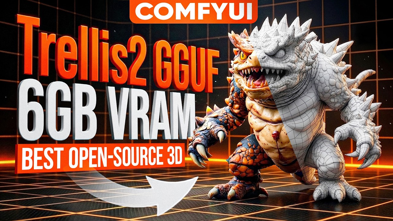 Лучший генератор 3D-графики на основе ИИ теперь работает на 6 ГБ видеопамяти! (Бесплатно и локально)