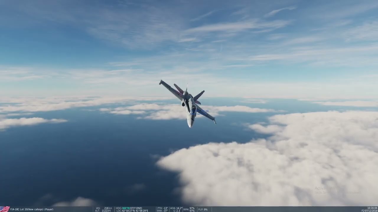 INTENSE Dogfight Between Mig-29A Fulcrum And F18C Legacy Hornet