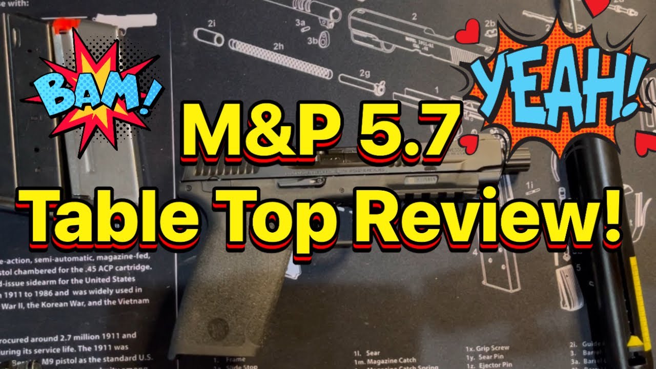 M&P 5.7 Table Top Review (vs the PSA Rock 5.7)