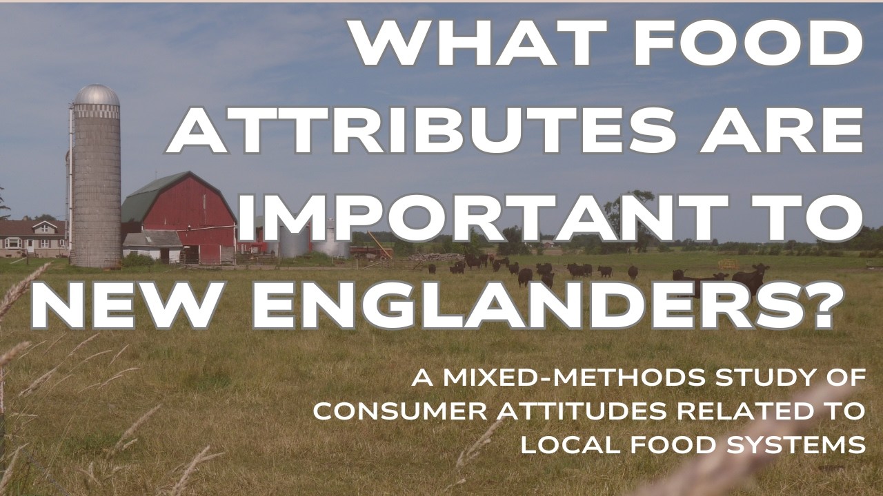 What do New Englanders want from their local food system?