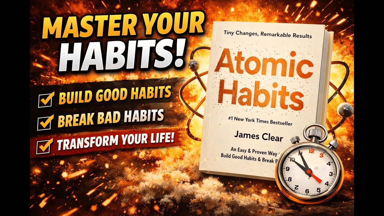 Atomic Habits by James Clear | Build Good Habits, Break Bad Ones