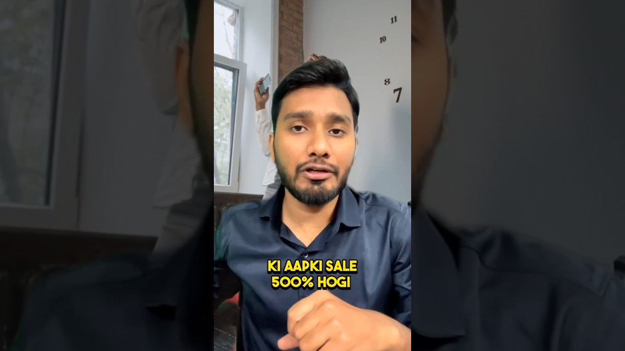 Increase Your Sales By 500% 🔥💯 #sales #salestips #increasesales #salesexpert #aakashgupta