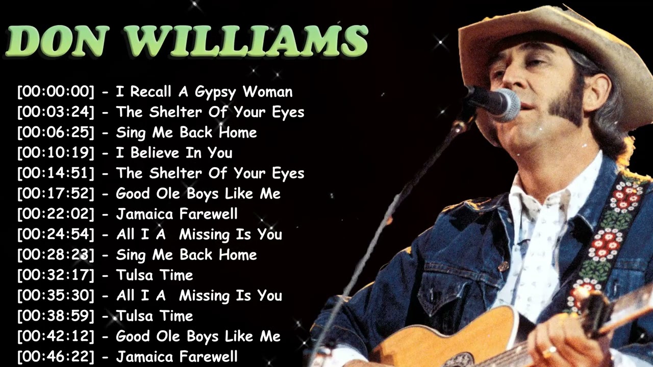 Best of Don Williams | Classic Country Music with Calm Melodies and Heartfelt Lyrics | 2026