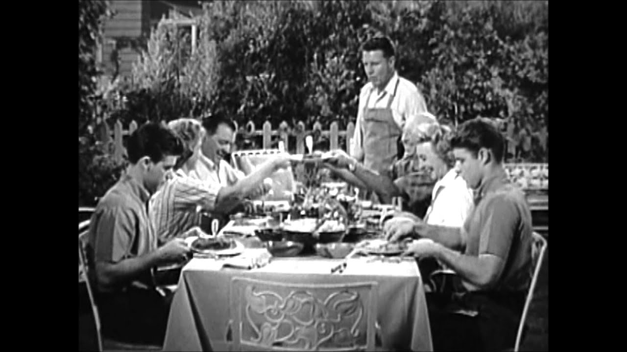 Ozzie Harriet David Ricky Nelson Coke Commercial 1960