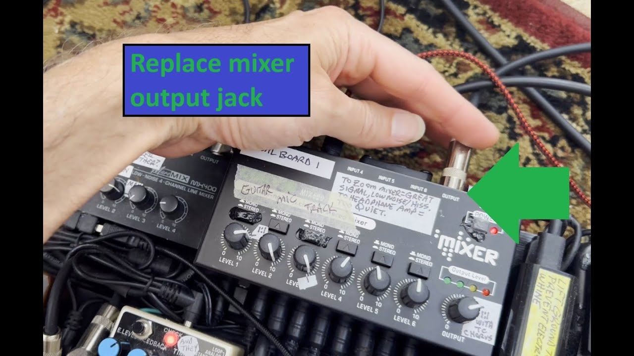 Cokyis mixer output jack fix