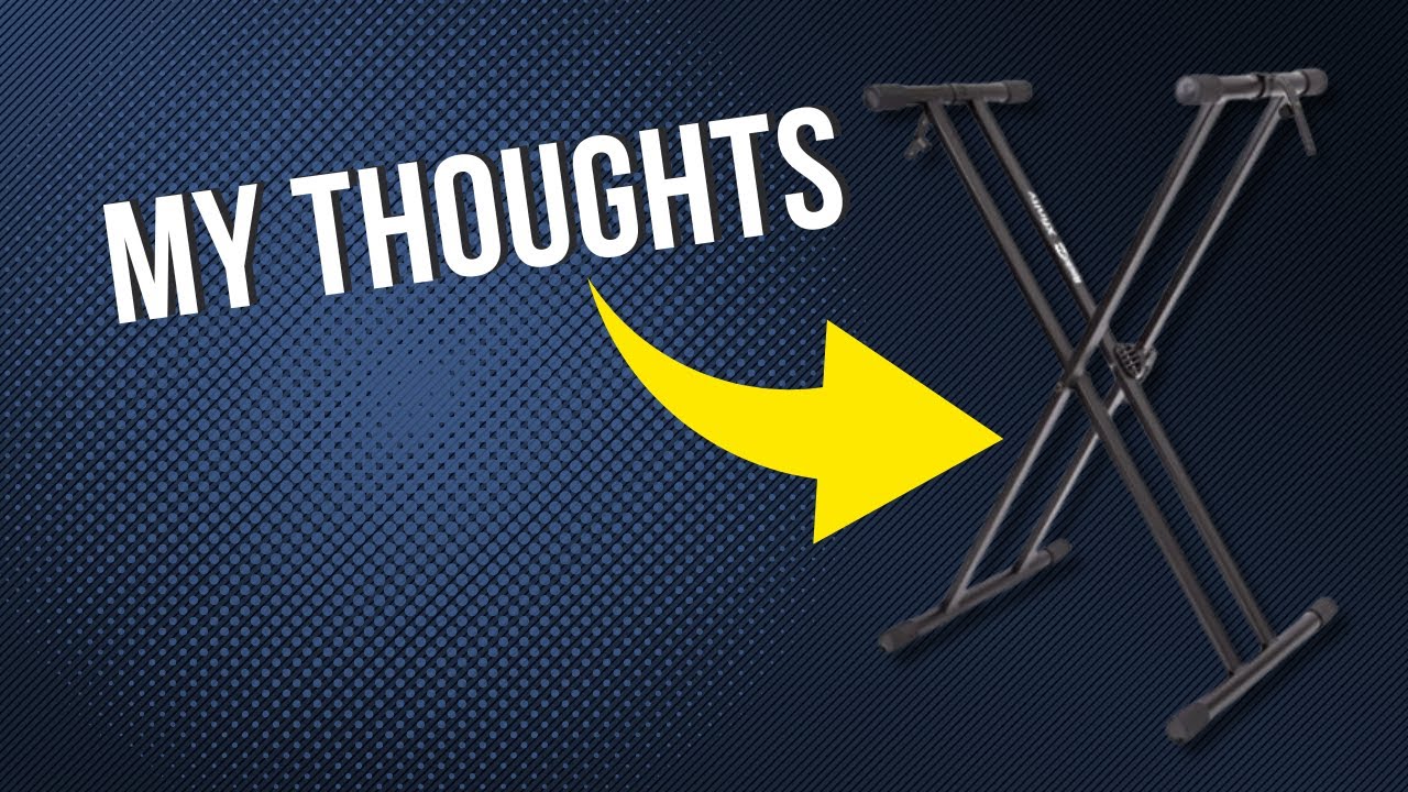 RockJam Xfinity Heavy-Duty, Double-X, Pre-Assembled, Adjustable Keyboard Stand - My Thoughts