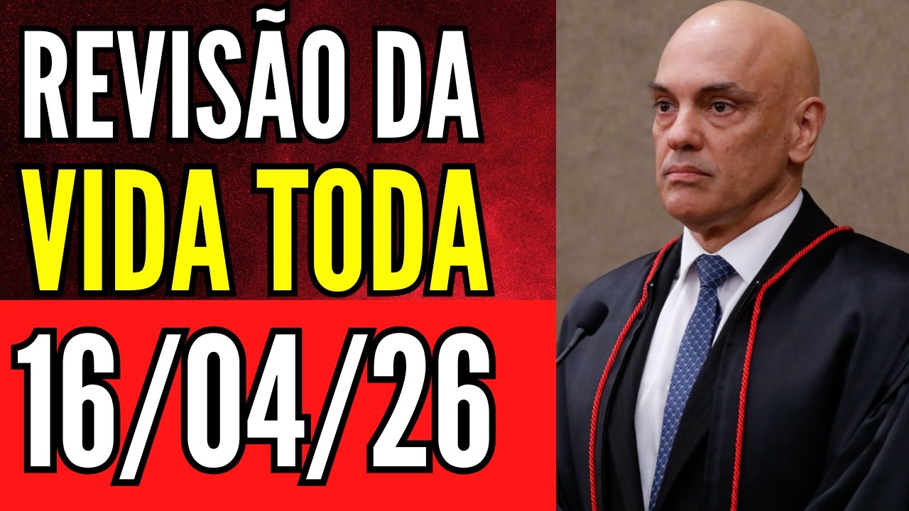 REVIS&Atilde;O DA VIDA TODA - FACHIN E MENDON&Ccedil;A DECIDEM!
