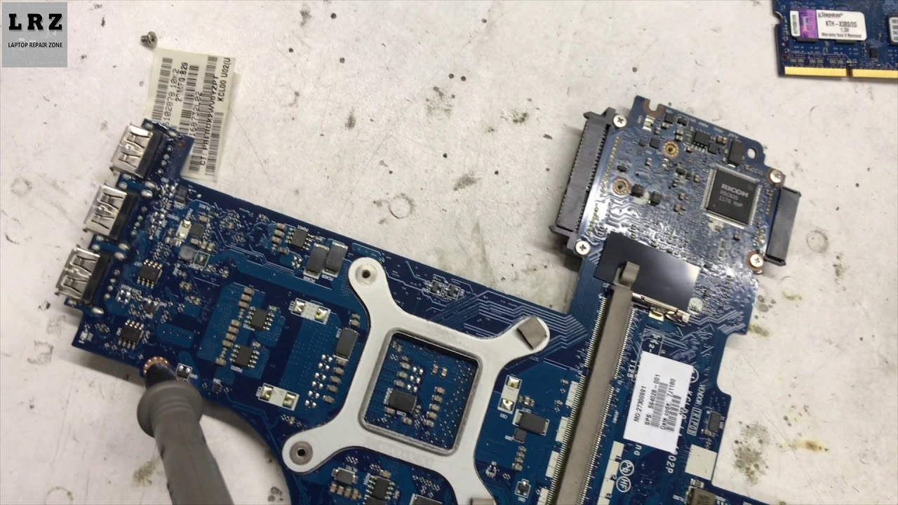 Hp 8440p power on but no display Solved LA-4902P.