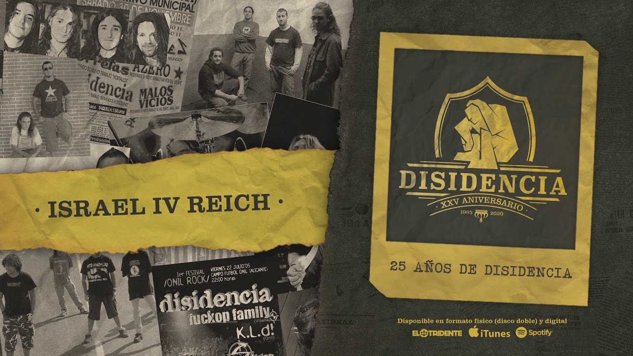 DISIDENCIA "Israel IV Reich" (Audiosingle)