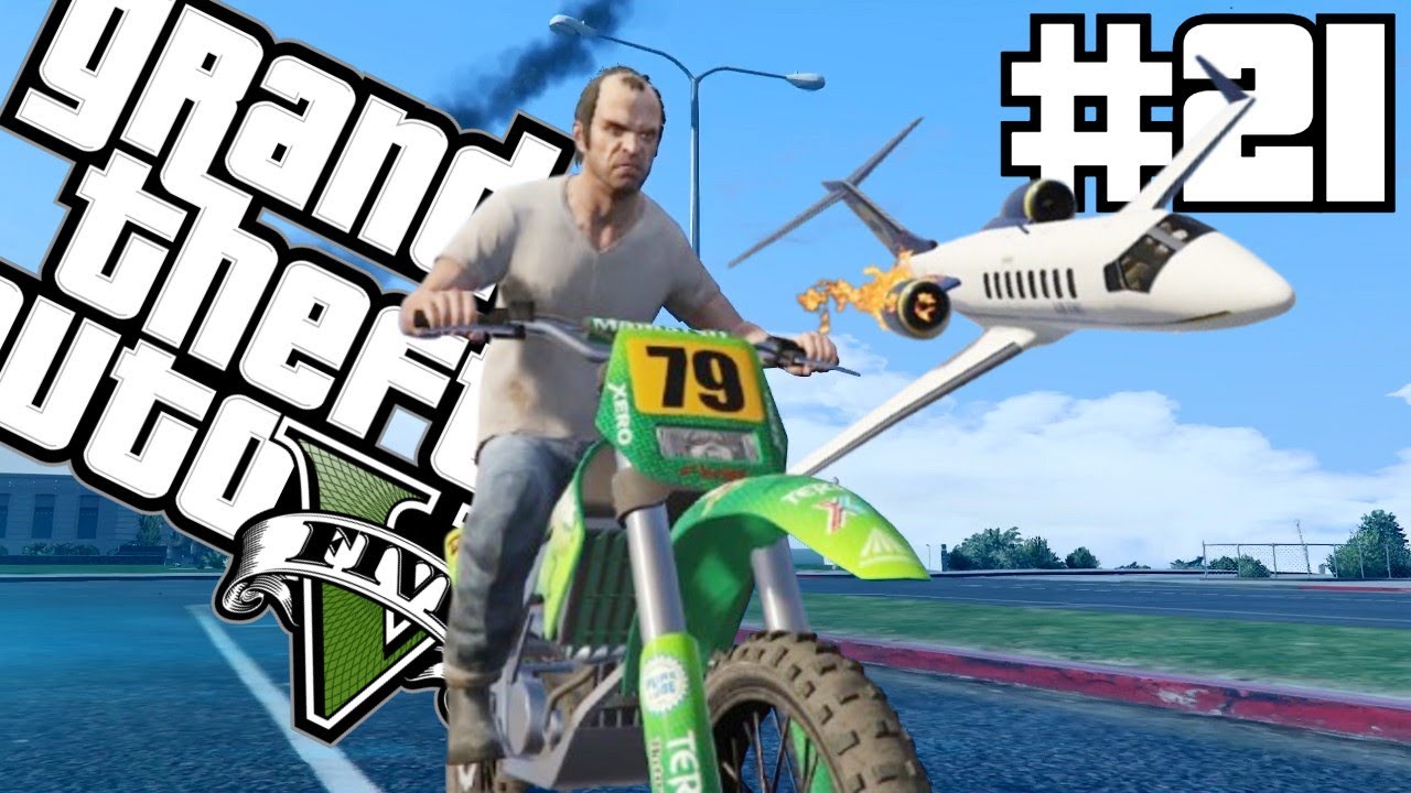 GTA 5 [#21] - Napad na SAMOLOT! (M4tteo)