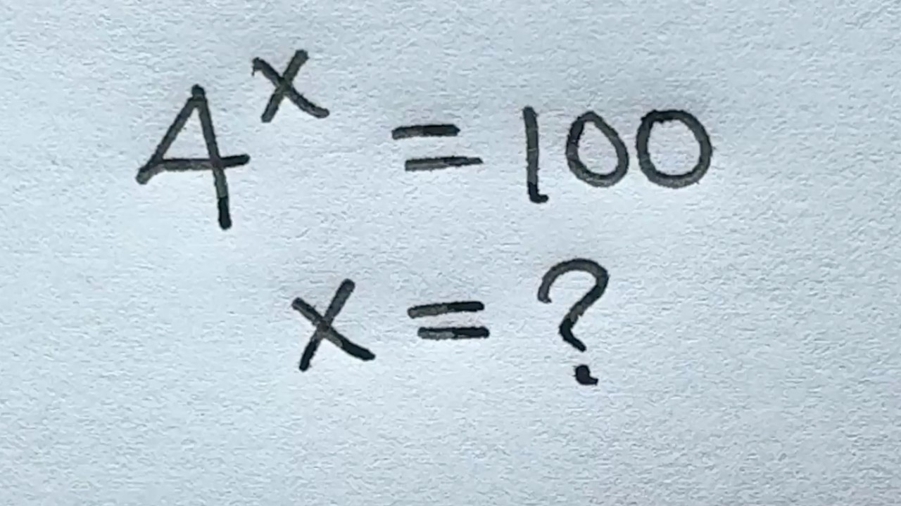 Решите это показательное уравнение относительно x | Математическая олимпиада
