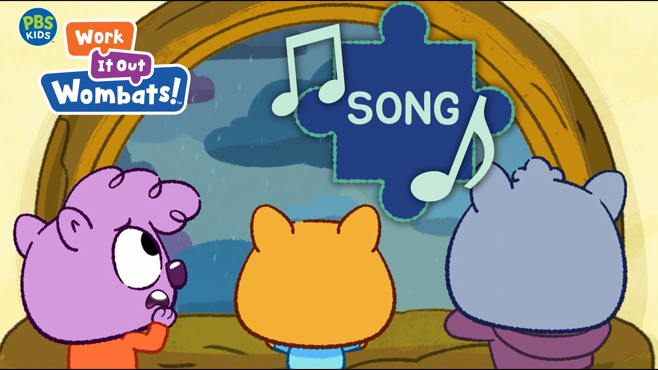 SONG: What's the Weather? | It's Raining! | WORK IT OUT WOMBATS! on PBS KIDS