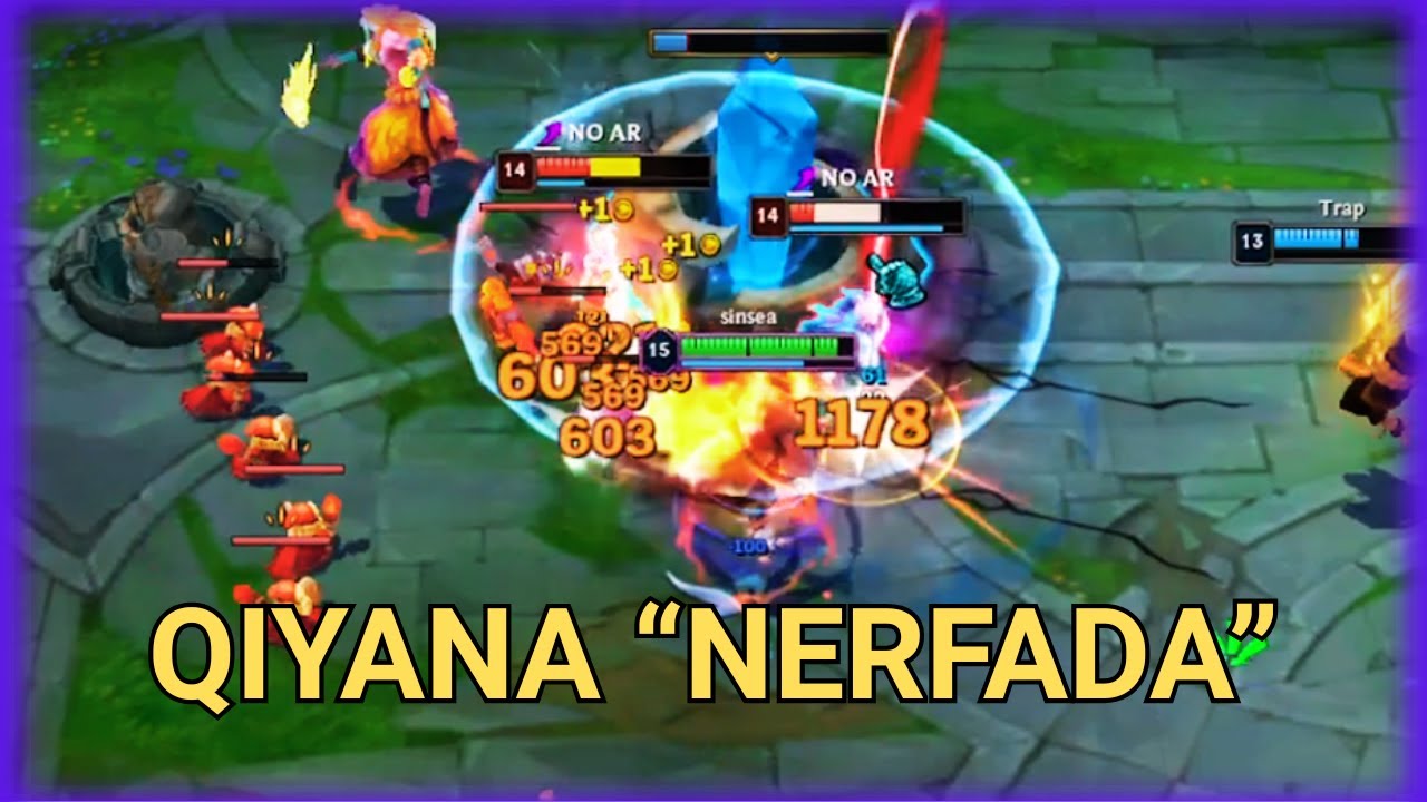 Esse é o dano da Qiyana pós nerf... -qiyana001