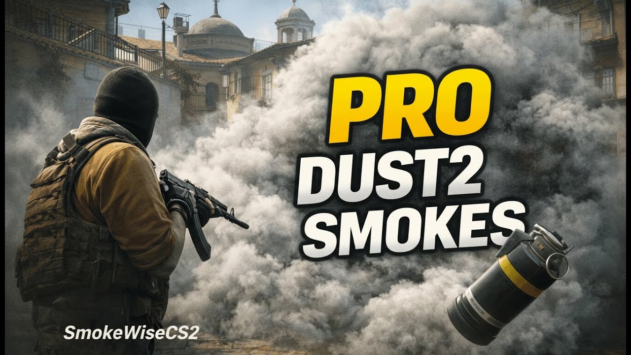 All Pro T-Side Smokes on Dust2 | CS2 Lineups Tutorial #CS2 #Dust2 #CS2Smokes #CS2Shorts #cs2tips