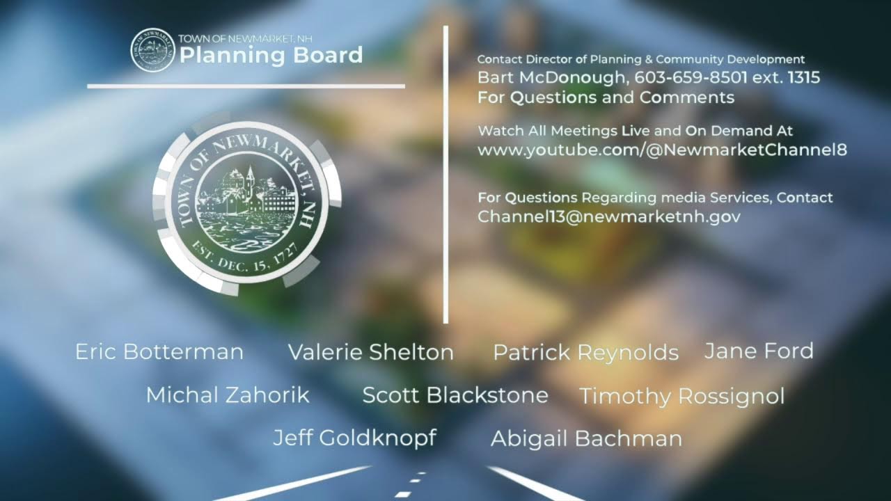 Newmarket Planning Board Meeting- 10 February 2026