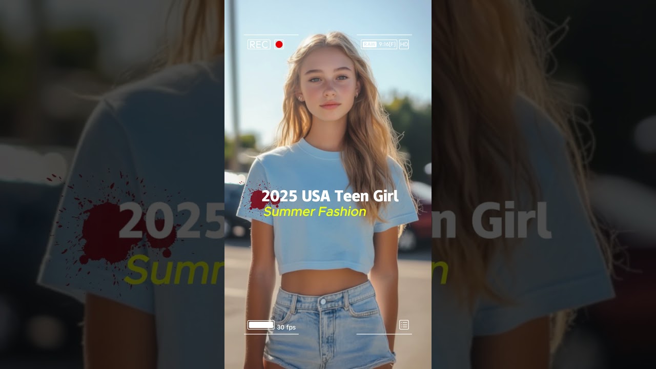 2025 USA Teen Girl Summer Fashion You&rsquo;ll See EVERYWHERE!