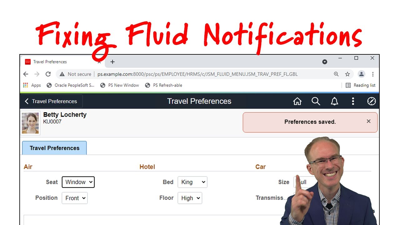 Styling PeopleSoft Fluid Notifications