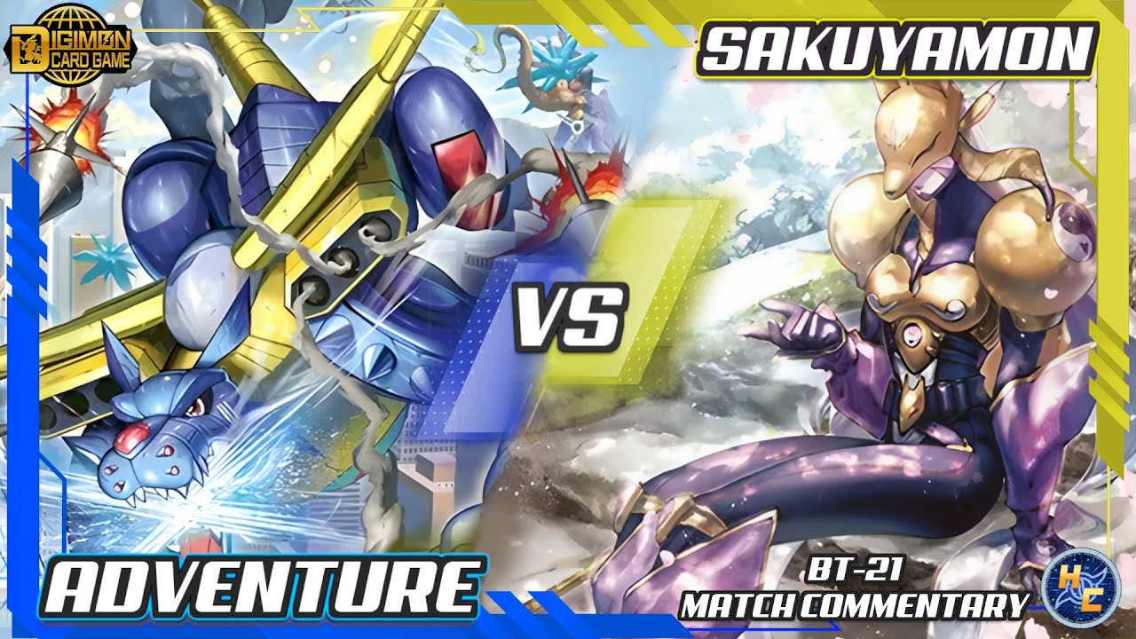Adventure vs Sakuyamon - BT-21 Match Commentary