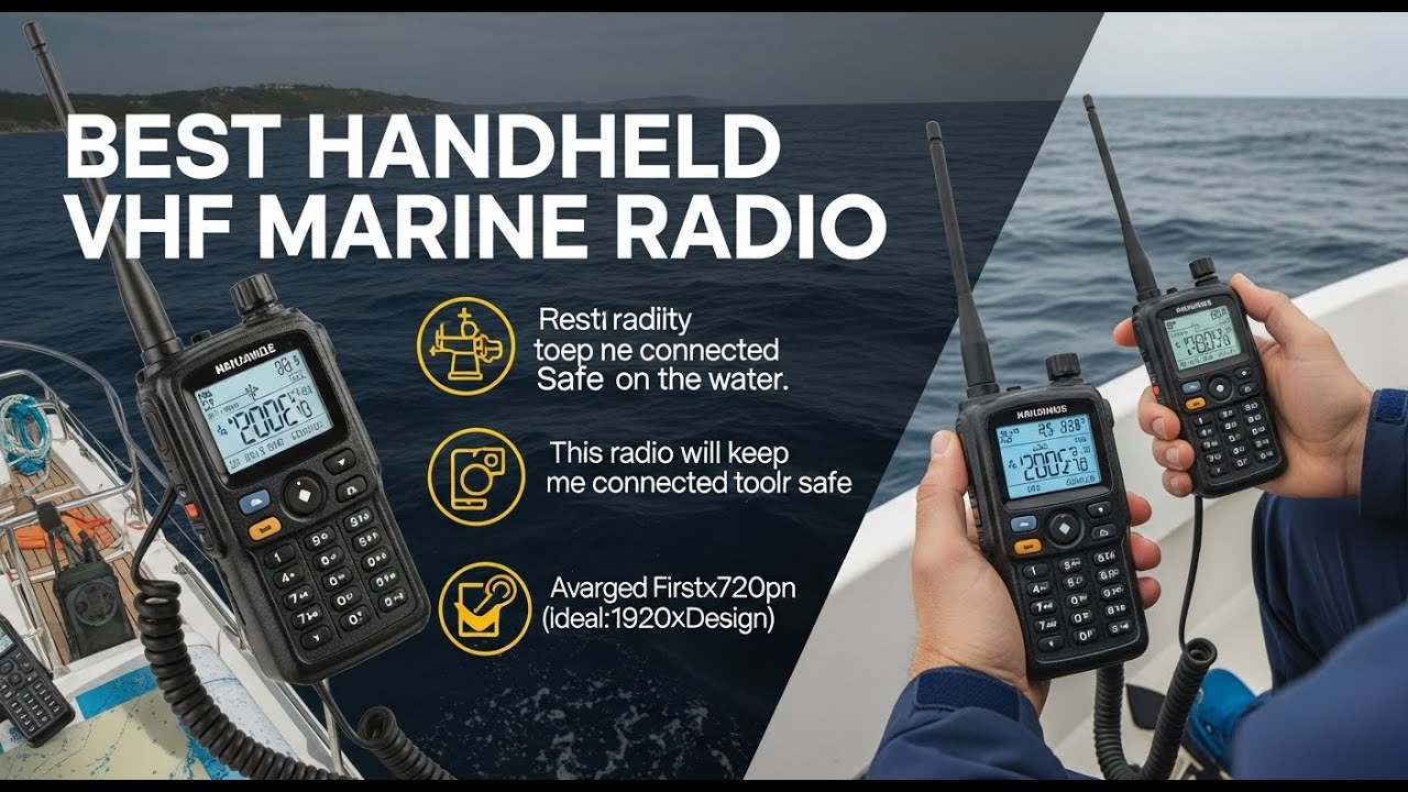 TOP 5 Best Handheld VHF Marine Radio 2026 | Don't Buy Until You Watch This!