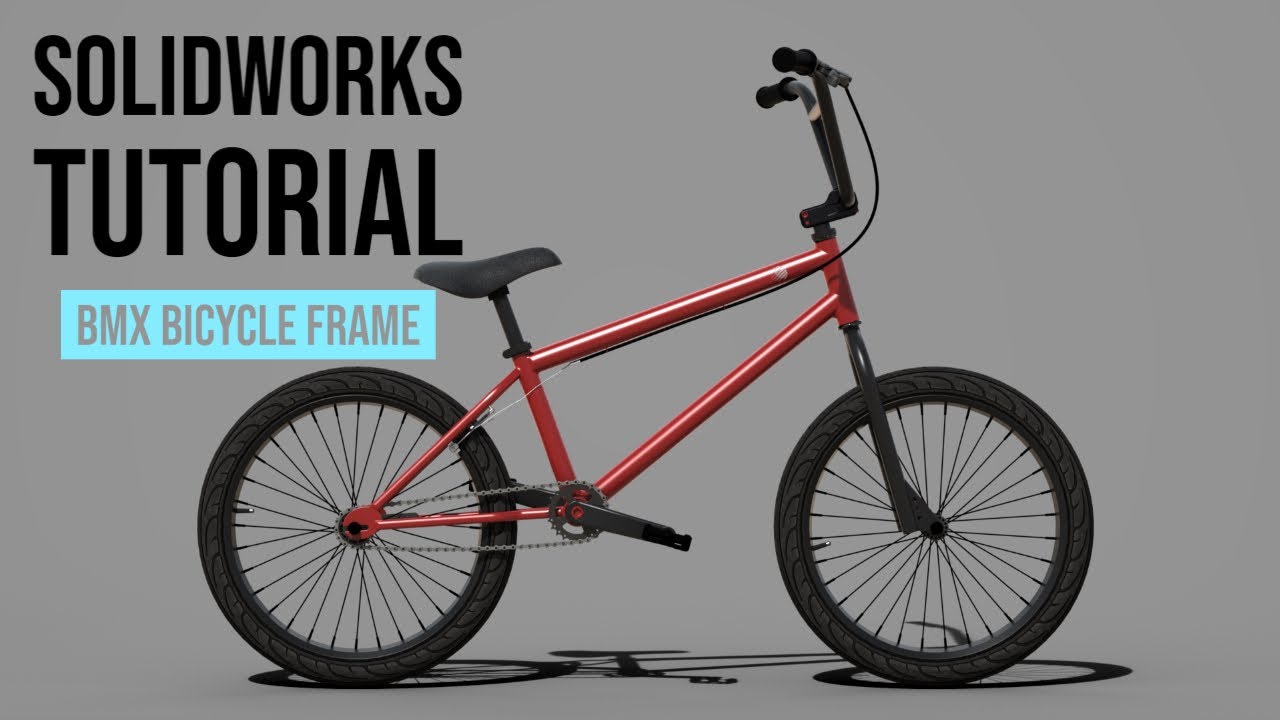 How to design a 3D BMX Bicycle Frame in SolidWorks