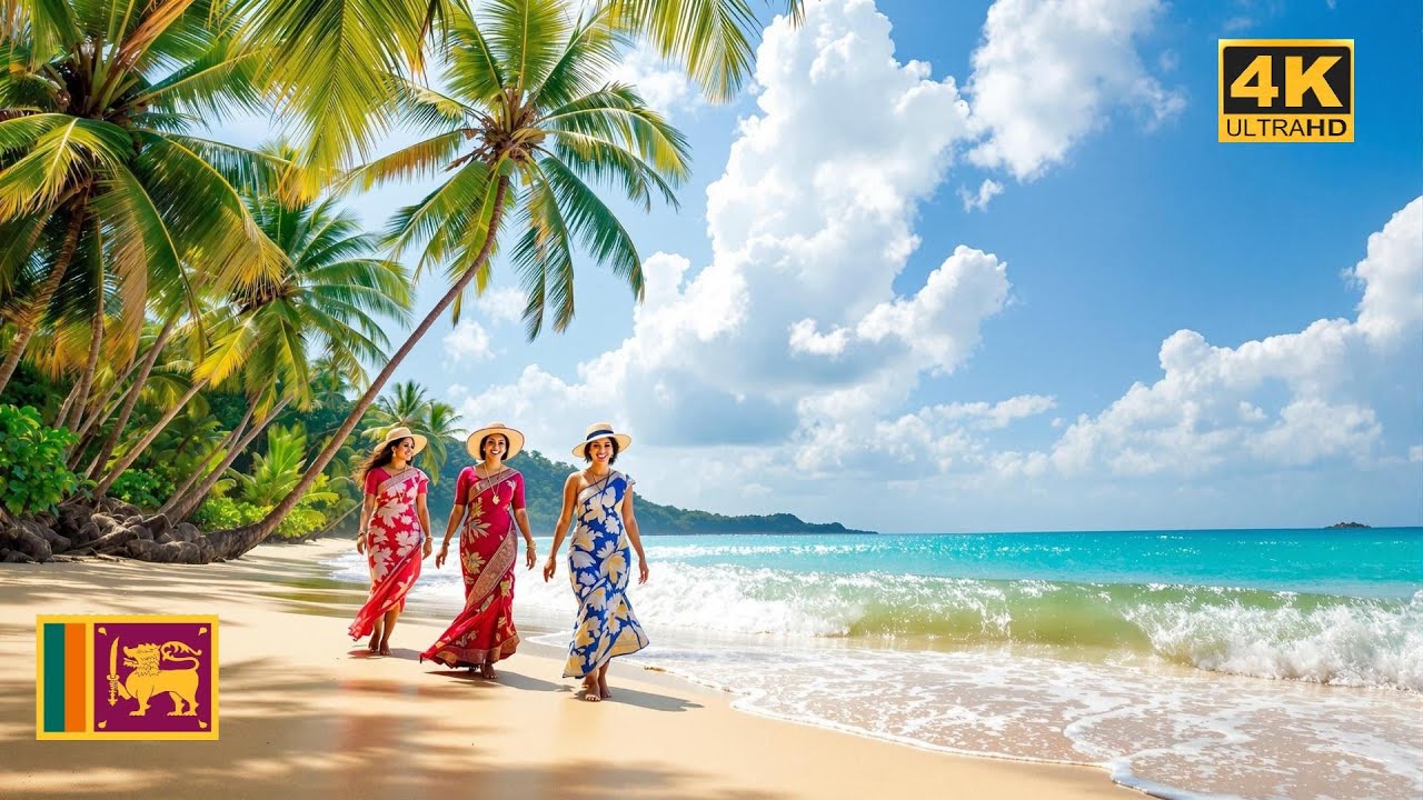 Mirissa, Sri Lanka🇱🇰, Ultimate Walking Tour of Paradise Beache in Sri Lanka at Mirissa Beach