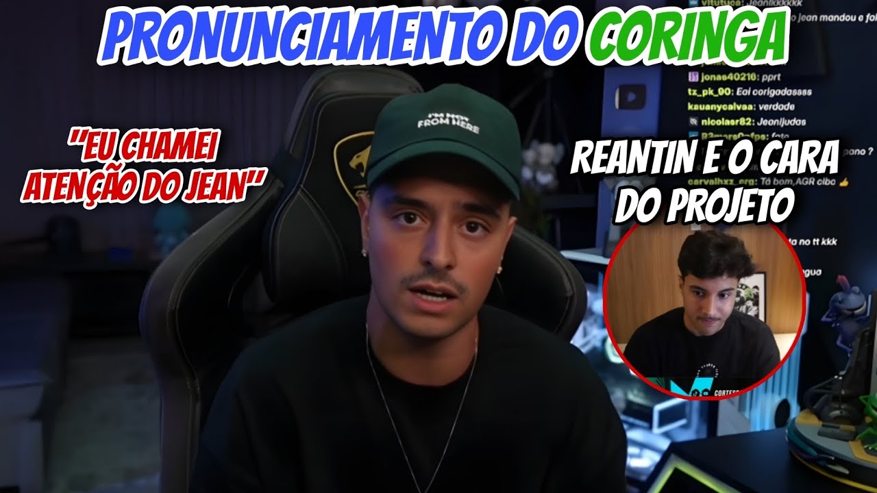 PRONUNCIAMENTO DO CORINGA SOBRE A TRETA DO RENATIN JEAN E LOUD POR CAUSA DA KINGS!
