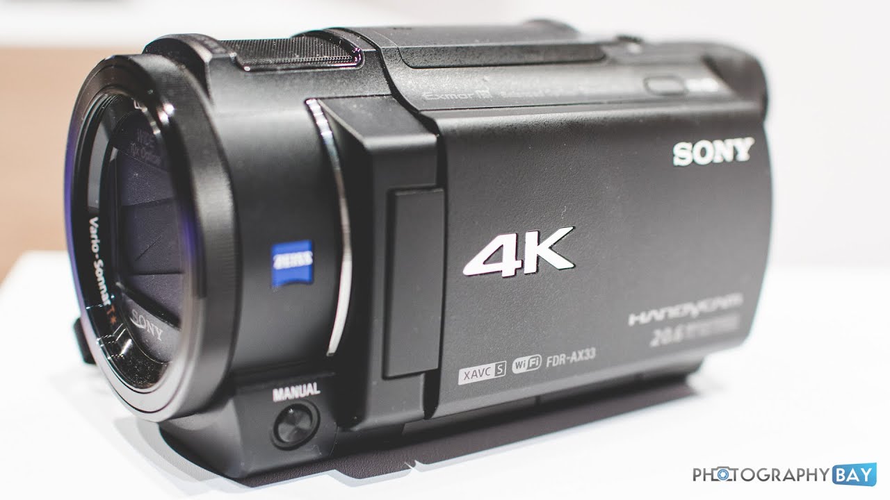 Sony FDR AX33 4K Camcorder Stabilization Demo
