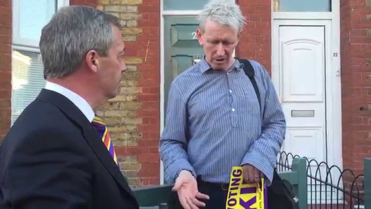 The battle for South Thanet: on the doorstep with Nigel Farage