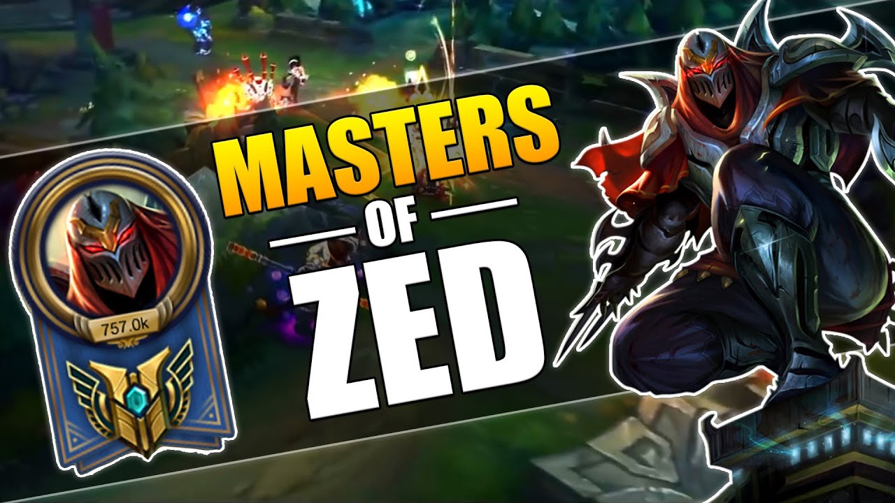 MASTERS OF ZED | AMAZING ZED PLAYS MONTAGE | League of Legends