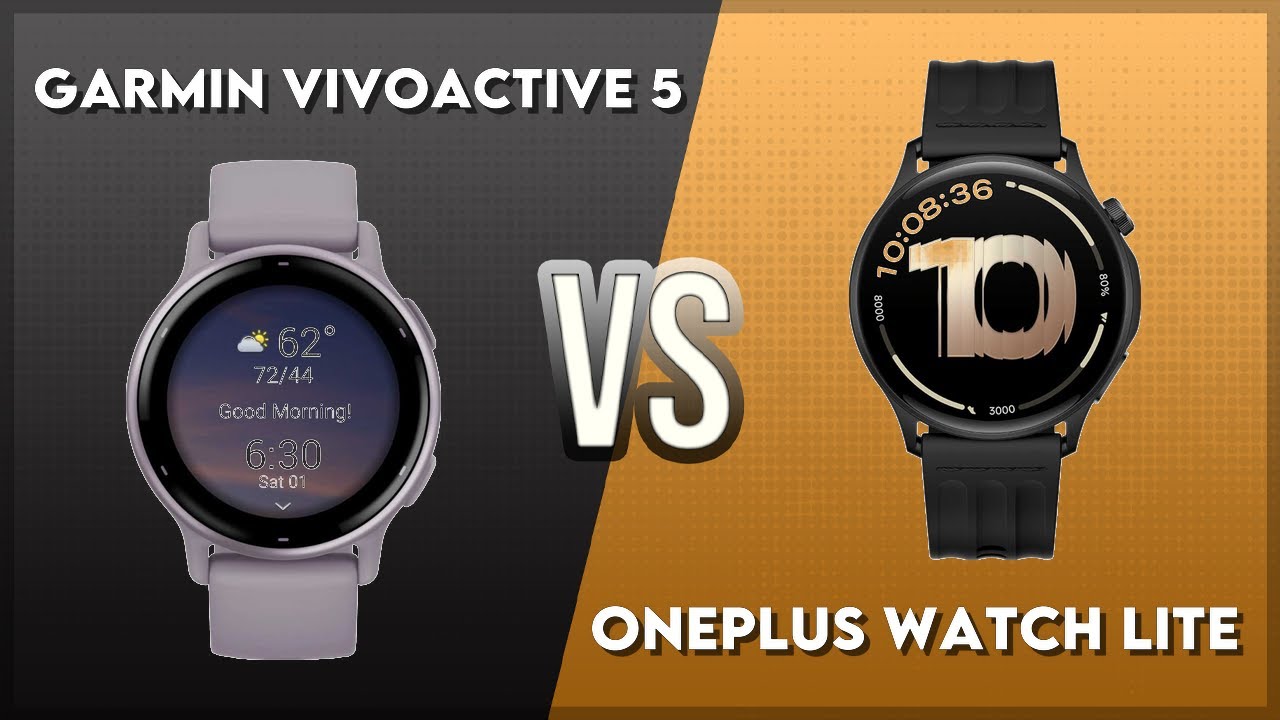 Garmin Vivoactive 5 vs OnePlus Watch Lite Comparison