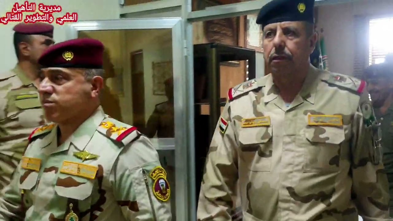 زيارة السيد معاون رئيس اركان الجيش للتدريب الفريق الركن حامد محمد كمر الى م التأهيل العلمي والتطوير