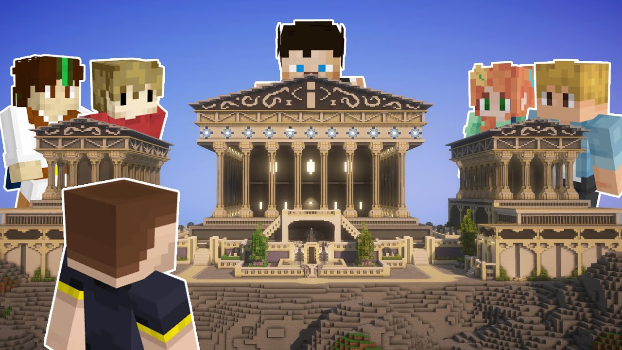 Я бросил вызов друзьям и устроил набег на мою крепость в Minecraft!