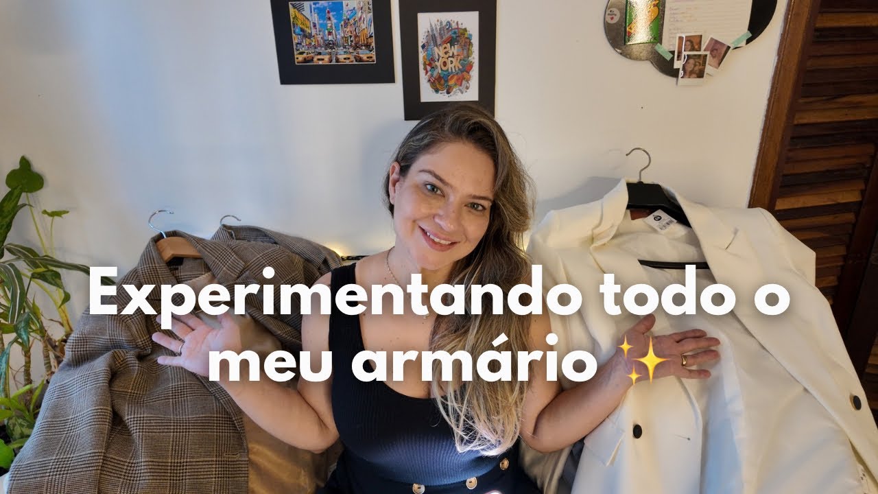 Experimentando TODO o meu armário 👀 Comecei pelos Blazers! 