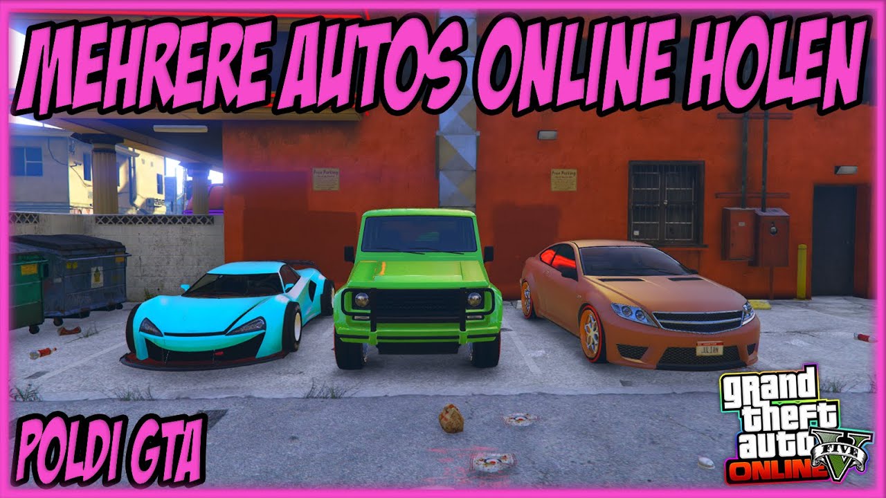 MEHRERE AUTOS ONLINE HOLEN MIT DMO GLITCH IN GTA ONLINE!!!